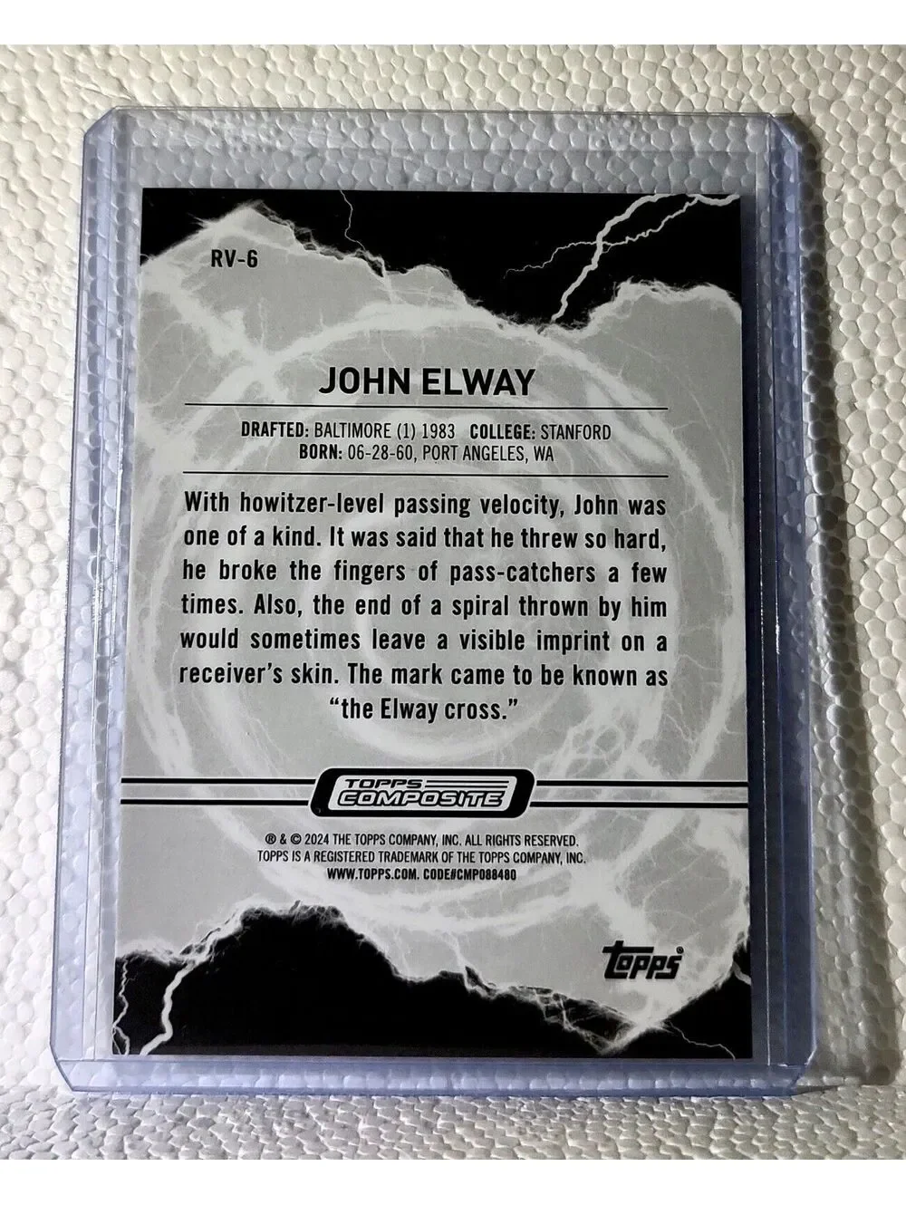 John Elway 2023 Topps Resurgence Voltaic NFL #RV-6 Football Card Denver Broncos